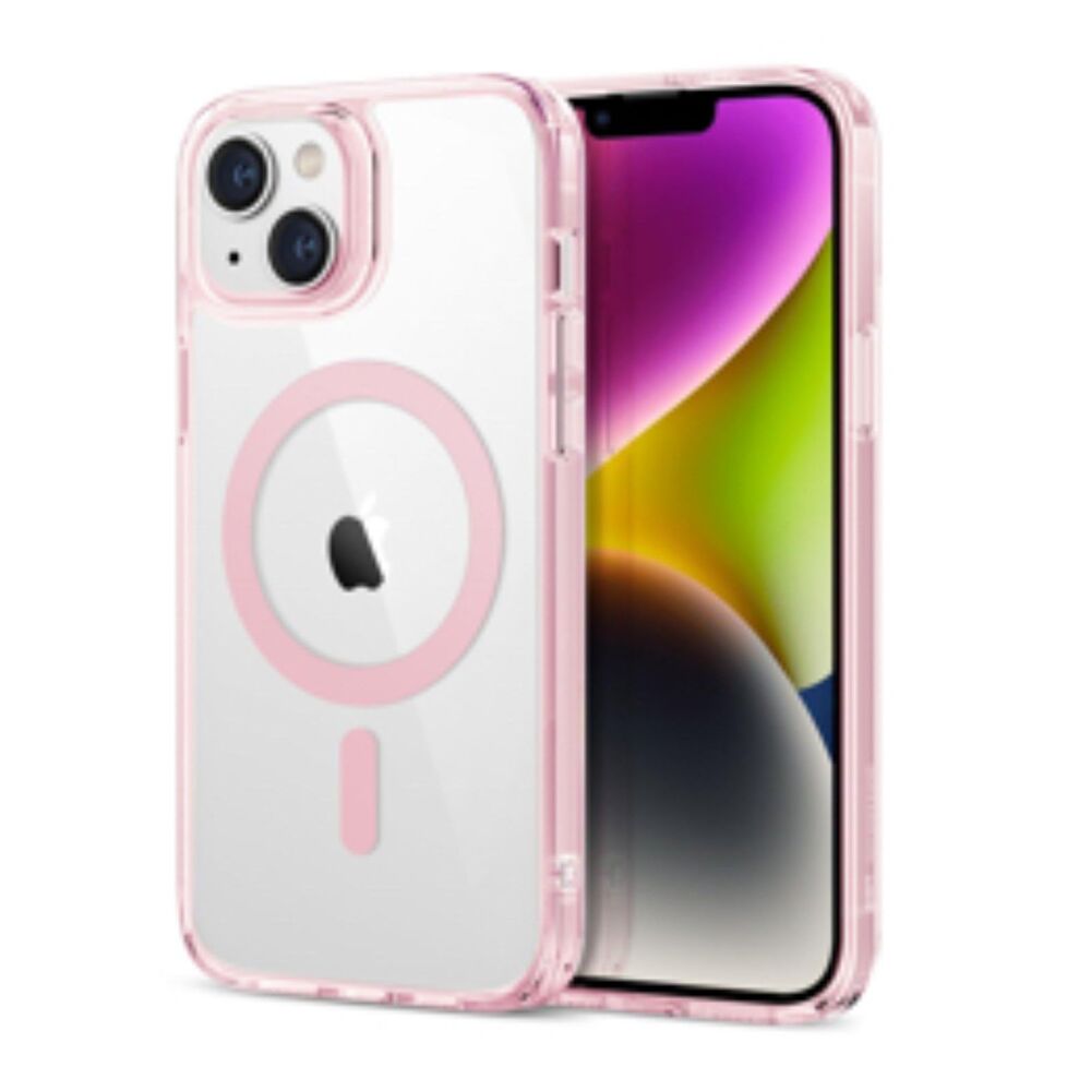 ESR Classic Hybrid Case (HaloLock)  iPhone 14/13, Clear Pink, 20I-171PH002